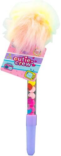 Twisk Cutie Crew pen crystal fluffy - colourful ballpoint pens display 12 pcs-3