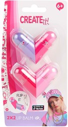 Canenco lip balm toy heart-shaped for kids multi colors