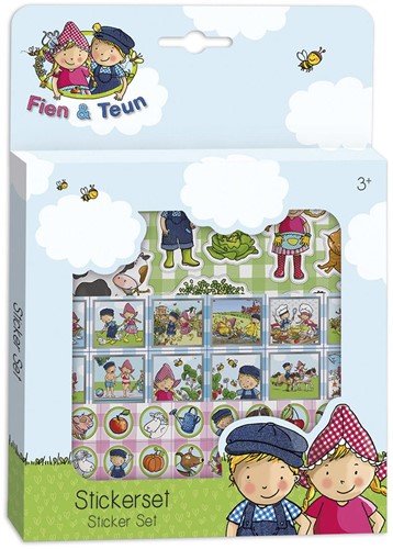 Bambolino Toys Fien & Teun Sticker set with 3 sheets. 3+