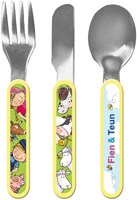 Bambolino Toys children's cutlery set Fien & Teun 3-piece stainless steel toddler cutlery-2