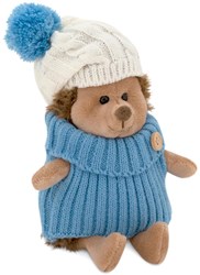 Orange Toys plush hedgehog - cuddly toy with white-blue hat