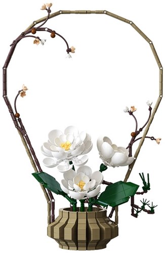 Cada flower building set - Florale Art Hiver - 990 pieces - decorative