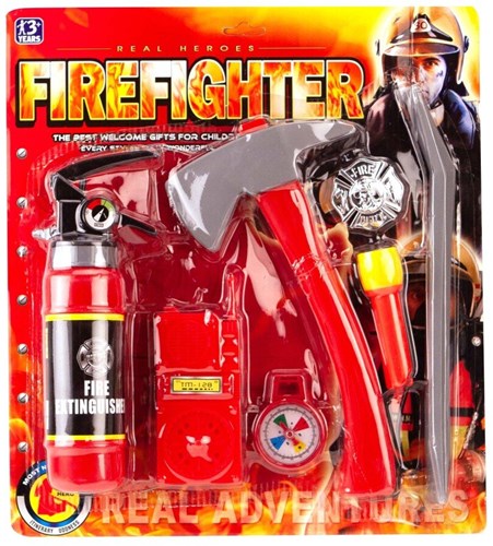 KiddyGo fire brigade toy set - accessories for kids - role play