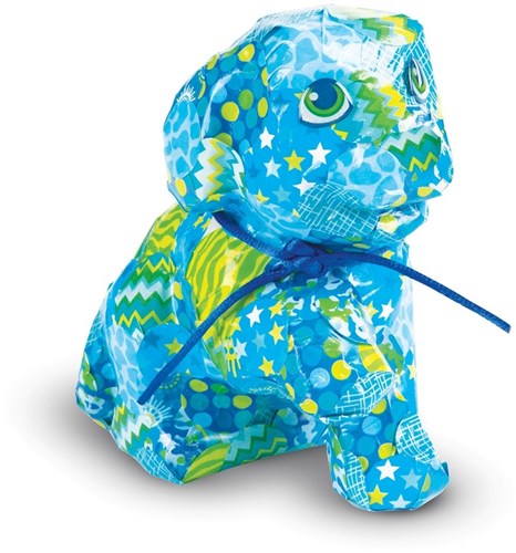 Melissa & Doug craft kit dog paper-mache with stickers and glitter glue