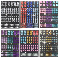 Diamond stickers craft set 120 pieces plastic decoration-2