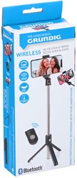 Selfie stick tripod Bluetooth smartphone accessory black extendable