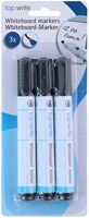 Whiteboardstift Zwart, 3st.