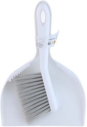 Edco dustpan and brush toy white plastic cleaning set