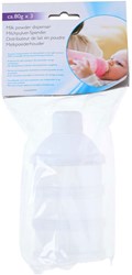 Milk powder containers white - 3-piece milk powder holder tower baby food
