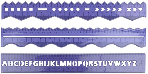 Linialenset Creatief 30cm, 3dlg.-2