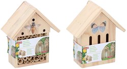 Insect hotel wooden butterflies bees natural garden toy