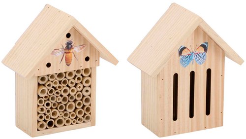 Houten Insectenhotel Vlinders/Bijen-2