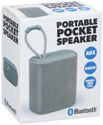Edco Bluetooth Speaker portable - wireless music box with radio and AUX