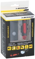 Edco bike lighting set - rechargeable - waterproof - safe cycling