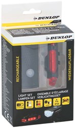 Edco bike lighting set - rechargeable - waterproof - safe cycling