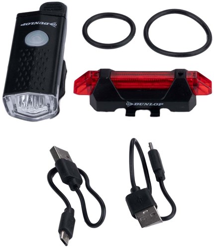Edco bike lighting set - rechargeable - waterproof - safe cycling-2
