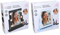 Edco make-up mirror with LED lighting and 180 degree rotation