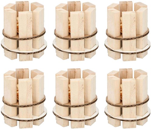 Houten Aanmaakblokjes van Hout, 6-pack-2