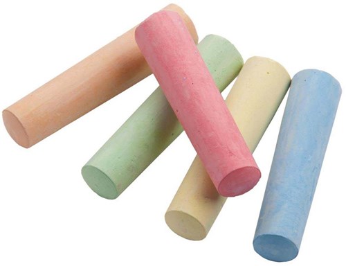 Edco sidewalk chalk set - 15 pastel colors for outdoor fun-2