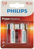Philips alkaline battery C Powerlife LR14 - 2 pieces energy toys-2