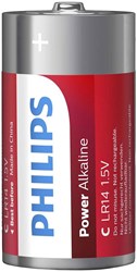 Philips alkaline battery C Powerlife LR14 - 2 pieces energy toys
