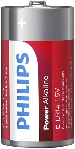 Philips alkaline battery C Powerlife LR14 - 2 pieces energy toys