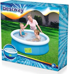 Bestway inflatable pool Fast Set 152x38cm kids garden swimming pool