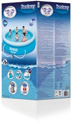 Bestway Fast Set Zwembad (met Filterpomp), 366x76cm
