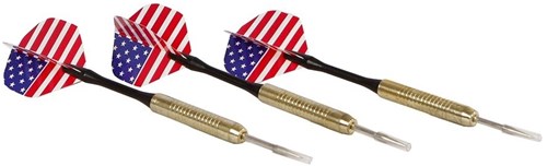 Metal steel tip darts 18g multicolor set of 3 for adults-2