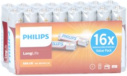 Philips AAA batteries longlife value pack 16 pieces - AAA batteries