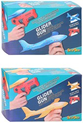 Glider airplane toy cardboard multicolor - launch plane for kids