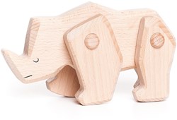 Bajo educational toy figure - rhinoceros endangered animals