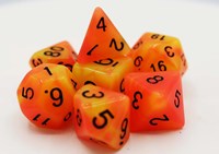 Foam Brain Games dice glow in the dark Arcturus RPG set