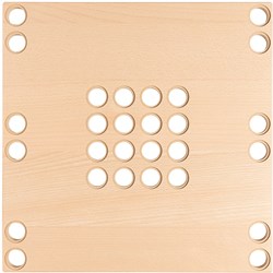 nic cubio building plate compact - wooden construction toy for kids
