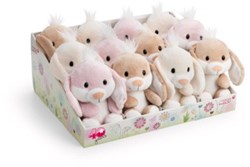 Nici plush bunny 20cm sustainable soft toy multicolor
