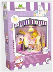 Sycomore plush toy Chibi Box fox - cuddly toy for children