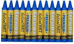 belcolART Crewax Premium 12 Crayons Light Blue