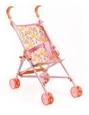 Djeco Flowers Stroller - 54 cm