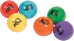 Megaform play balls set - 6 colored 7cm toy balls for kids