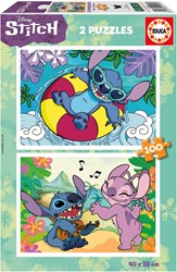 Educa puzzle Disney Stitch - 2x100 pieces - children's puzzle cardboard