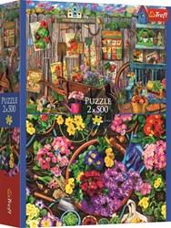 Trefl jigsaw puzzle 2x500 pieces - Working in the Garden - FSC Mix 70%