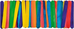Eduplay wooden craft sticks large colored - creative set for kids