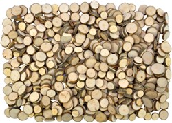 Eduplay wooden craft slices 1 kg - creative toy and decoration material