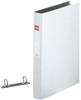 Esselte ring binder A4 2-ring white plastic 25mm sustainable