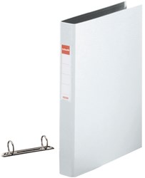 Esselte ring binder A4 2-ring white plastic 25mm sustainable
