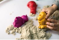 Eduplay kinetic sand 1 kg natural - play sand for kids-2