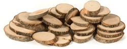 Eduplay wooden toy Nature wood slices oval set of 30 pieces