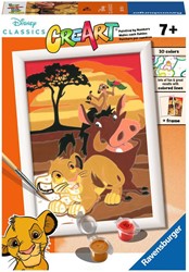 CreArt Schilderen op Nummer - Disney The Lion King