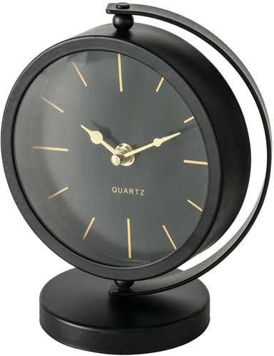 Boltze Home metal table clock 16x10xh20cm stylish clock decoration