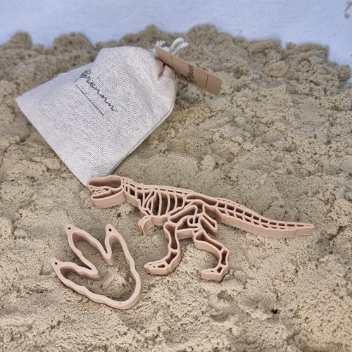 Grennn dino and footprint cutter - Dinosaur toy cookie cutters-2